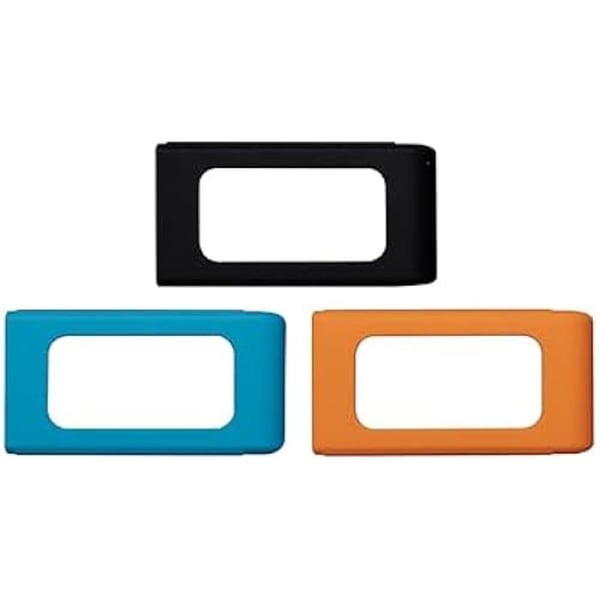 Gummifodral - KINGSTON - SNA-XSR1-3P - Paket med 3 - Svart, Ljusblå, Orange