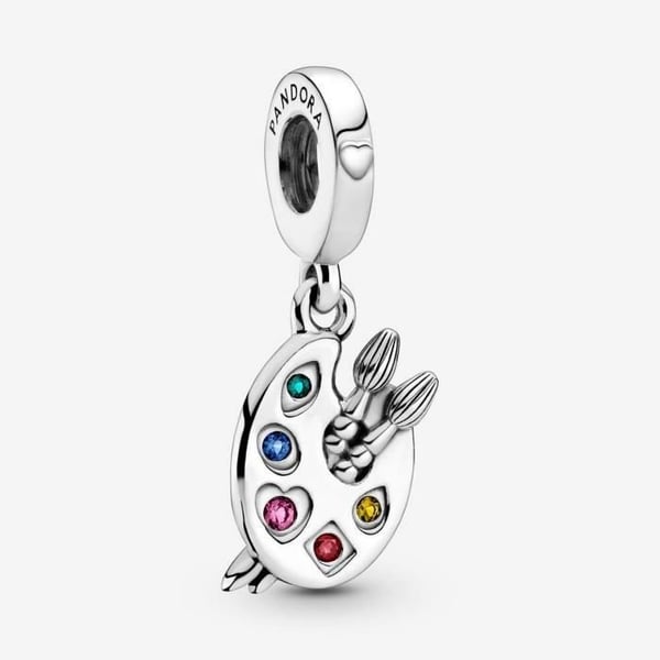Charm - PANDORA - Konstnärspalett - Silver 925 - Oändlig - Unisex