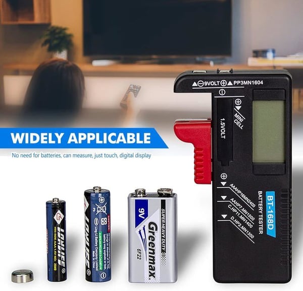 Batteritestare - BT-168D - Digital - LCD - Kompakt - Hög Precision