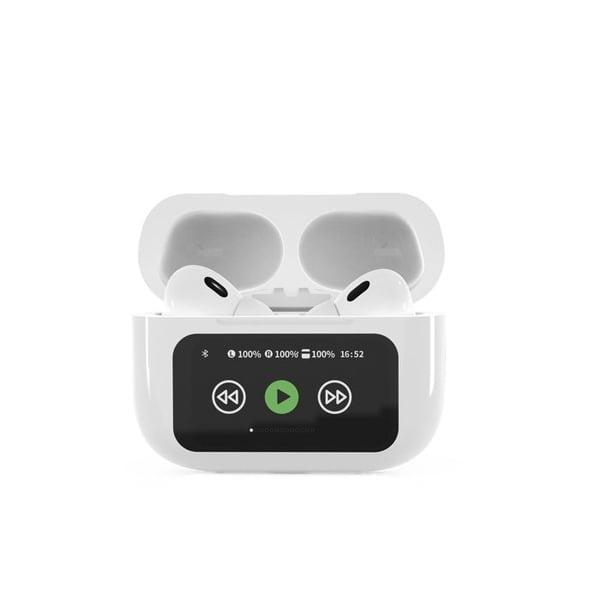 Trådlösa hörlurar - Gembird BT TWS - LCD-display - Aktiv brusreducering - Batteritid 10h
