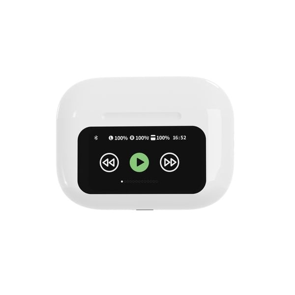 Trådlösa hörlurar - Gembird BT TWS - LCD-display - Aktiv brusreducering - Batteritid 10h