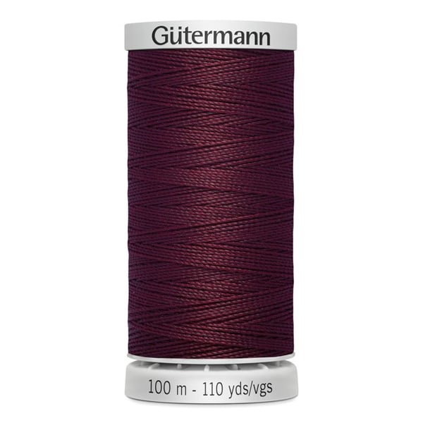 Fil extra stark 100% polyester Gutermann, paket med 5 spolar á 100m - Att 369 - mulberry