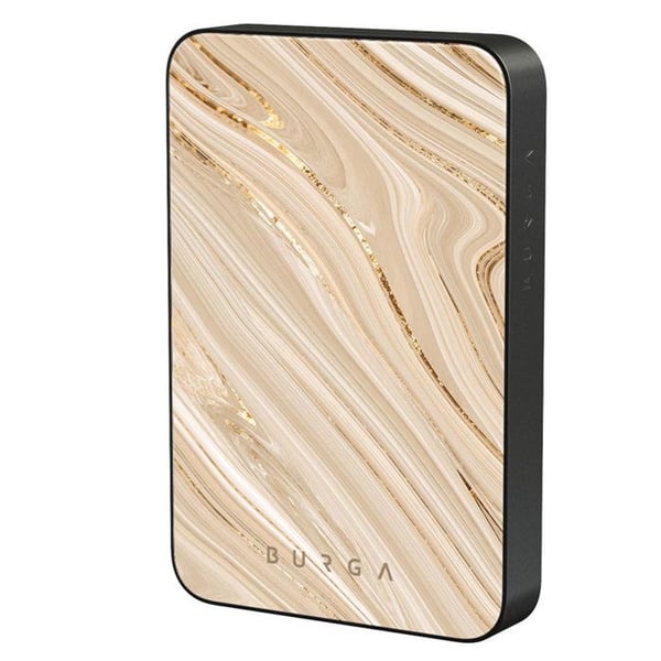 Magnetisk powerbank 5 000 mAh - MagSafe och Qi2 - Full Glam / Gunmetal