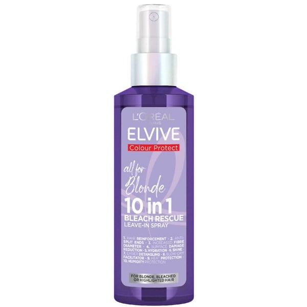 L'Oréal Paris - Spray utan sköljning All for Blond 10-i-1 Elsève Color Vive -