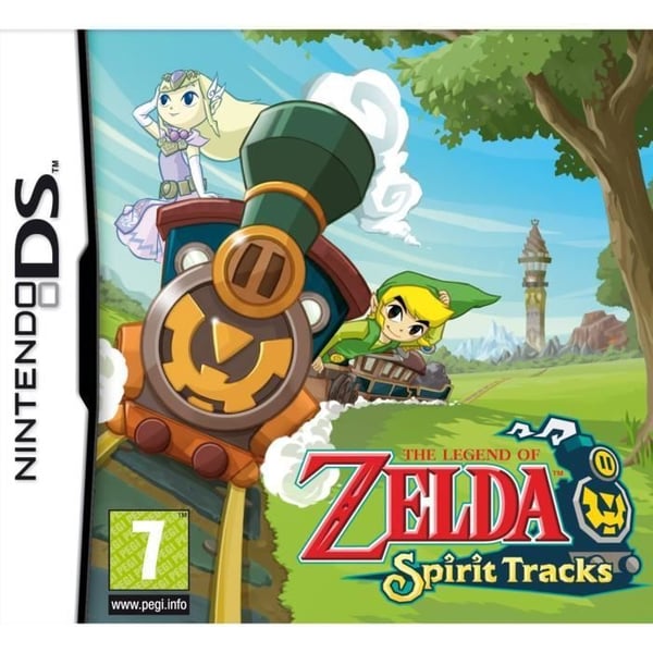Videospel - Nintendo - The Legend of Zelda Spirit Tracks - Äventyr - DS - Kassetta
