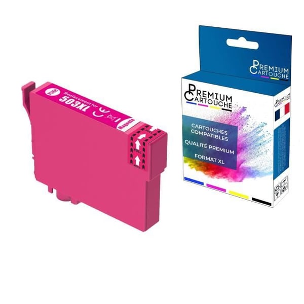 Toner för EPSON 503XXL 503 XXL Chili Kompatibel Magenta x 1 C13T09R34010 - PREMIUM TONER Expression Home XP-5200, Express