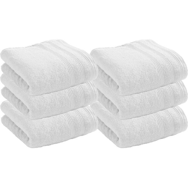 Set med 6 "Spa" frottéhanddukar 50 x 100 cm / 400 gr/m² - "Spa" Neige Set med 6 "Spa" frottéhanddukar 50 x 100 cm / 400 gr/m² - "Spa" Neige