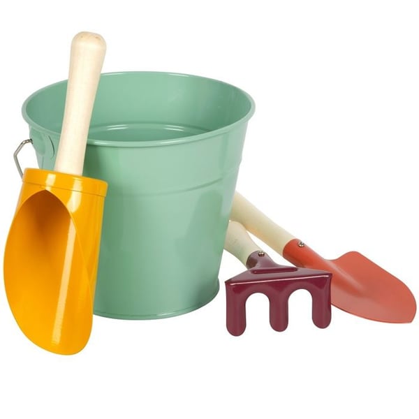 Small Foot företag - Set med verktyg med hink Tiny Garden - LEGLER