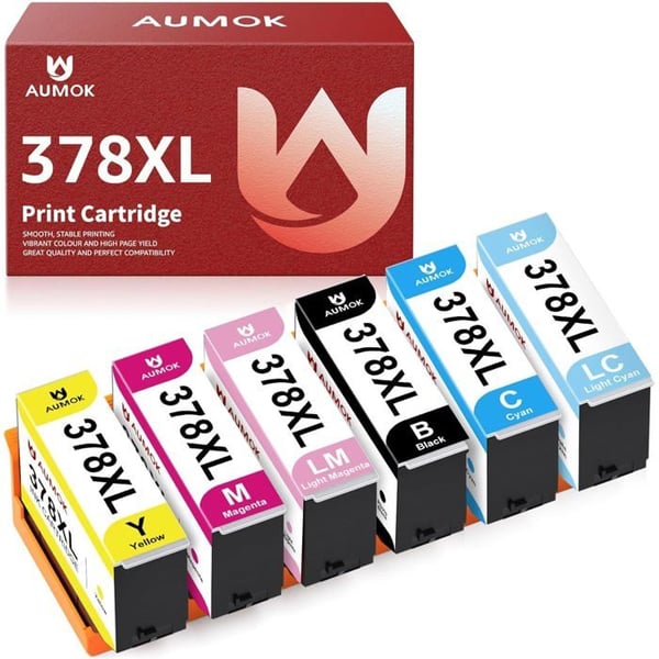 378Xl Kassetter Ersättning För Epson 378Xl Multipack Kassetter Epson 378 Xl För Epson Expression Photo Xp8700 Xp8605 Xp8600 Xp850