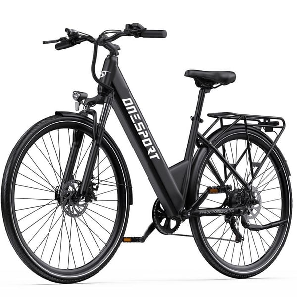 Elcykel - ONESPORT - OT12 - 250W - 65 km rækkevidde - Skivebremser - LED-belysning