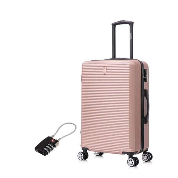 Mellanresväska 20kg 65cm | CELIMS Weekendväska | ABS | Hänglås | Roséguld