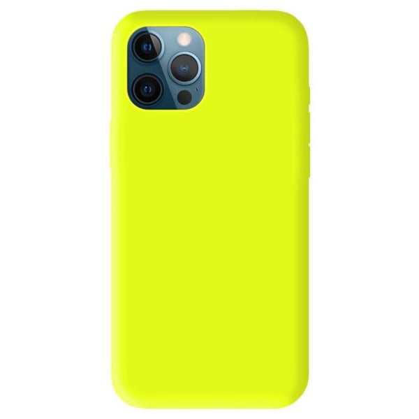 Gul neon silikonskal - Kompatibel med Apple iPhone 12 Pro Max