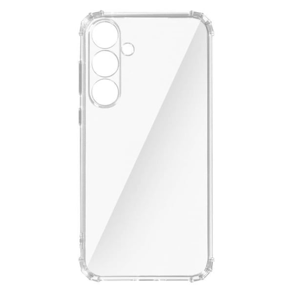 Fodral till Samsung Galaxy S24 - AKASHI - Stötsäker silikon - Förstärkta hörn - Genomskinlig