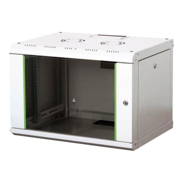 Svart väggmonterbart skåpställ - DIGITUS Professional DN-19 20U-6-6-SW
