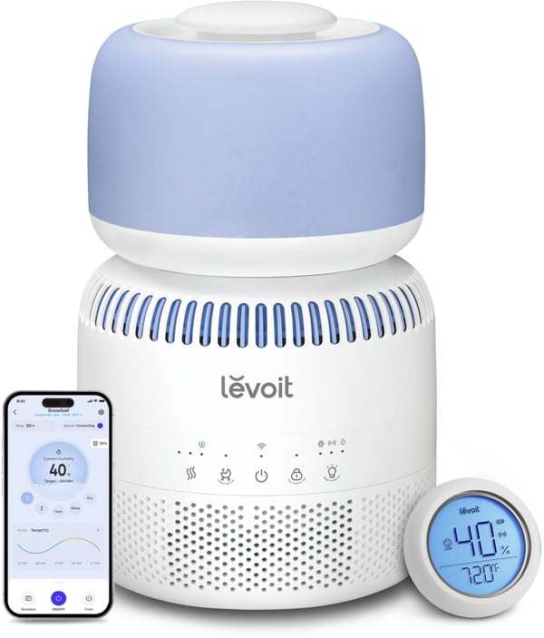 Luftfugter - Levoit - Baby - Kapacitet 3,8 L - Driftstid op til 30 timer - Ideel overflade 20 m²