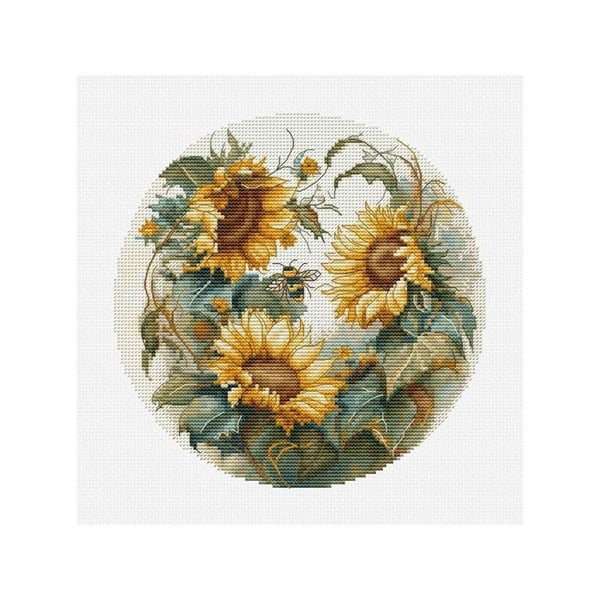 Luca-S Broderikit Solsikker 3