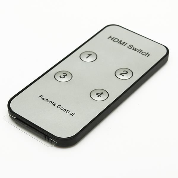 Switch HDMI 4x1 - Yatek - YK-0401B - 3D - DTS-HD - Dolby TrueHD