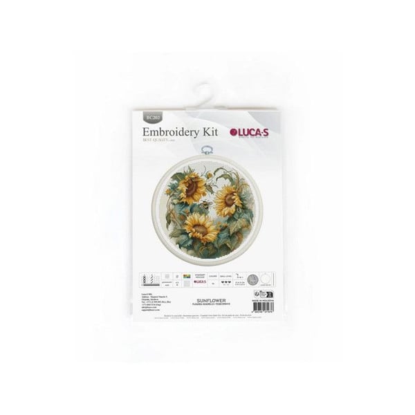 Luca-S Broderikit Solsikker 3