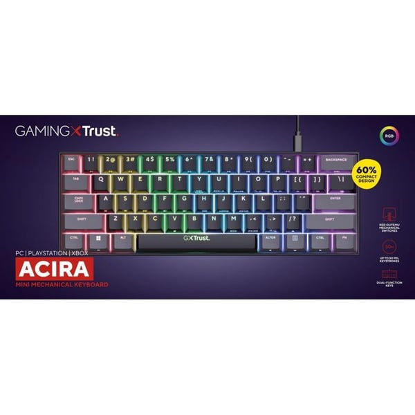 Trust GXT867 Acira 60% RGB - US
