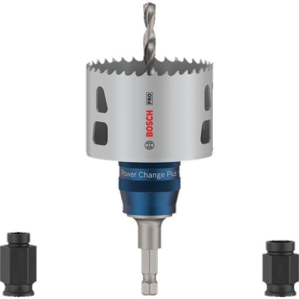 Kit Adaptateur PowerChange - BOSCH - Borrkrona 68 mm - Snabbstål - Mångsidig - Effektiv