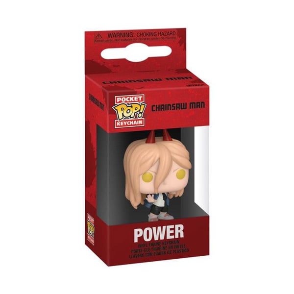 Funko Pop Nyckelring Motorsåg Man Power Figur