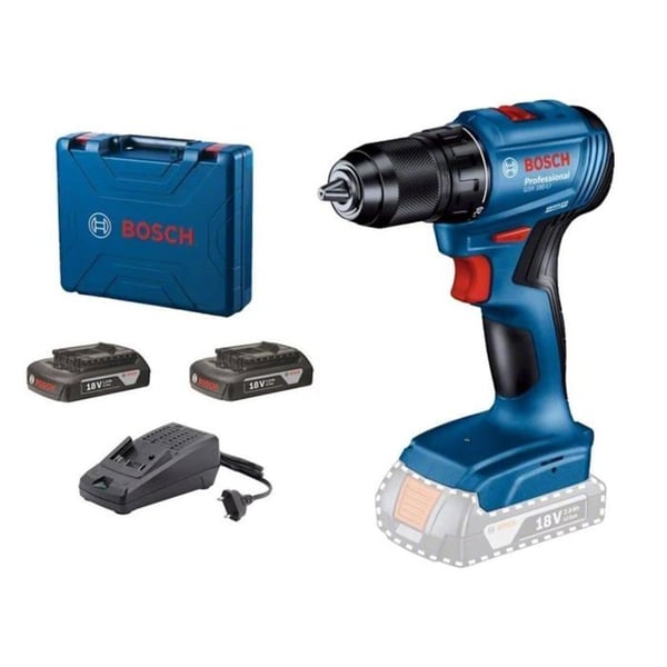 Borrskruvdragare - Bosch Professional - GSR 185-Li - 18V - 2 x Batteri 2 Ah