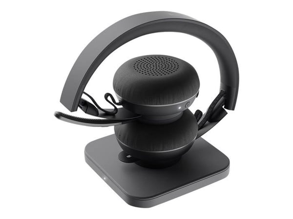 Trådlösa headset - Logitech - Zone Wireless Teams - Svart - Stereo - Aktiv brusreducering