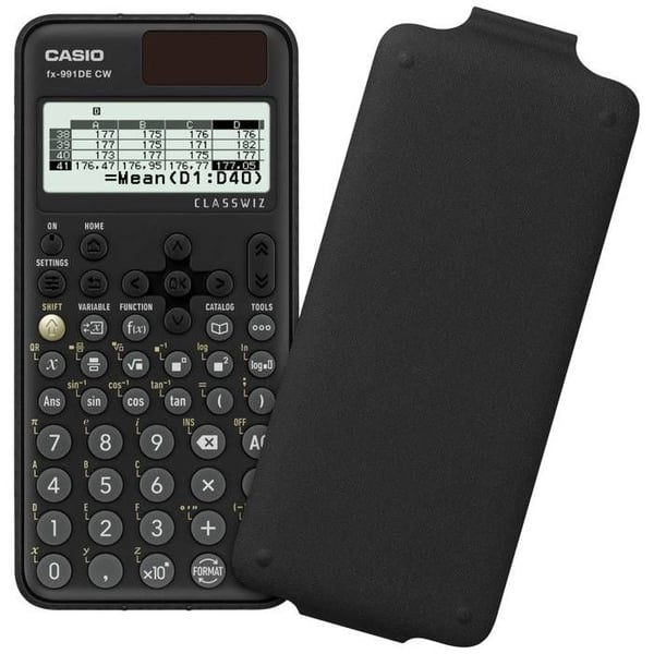 Casio FX-991DE CW Teknisk och vetenskaplig kalkylator svart Display: 10 batteridriven, solenergi (B x H x D) 77 x 10,7 x 162