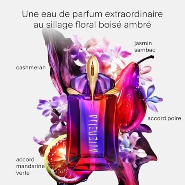 Eau De Parfum - MUGLER - Alien Hypersense - 100 ml - Blommig Träig Amber - Återfyllbar