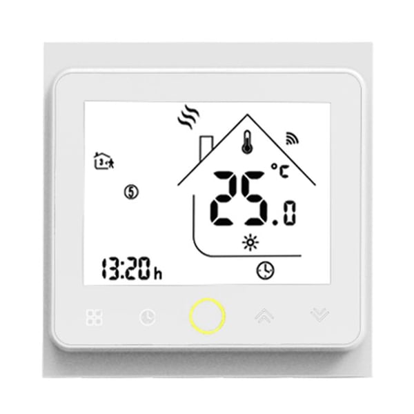 Programmerbar termostat - ARHATREYA - Zigbee Tuya - Gaskamin - LCD-skärm - Fjärrkontroll