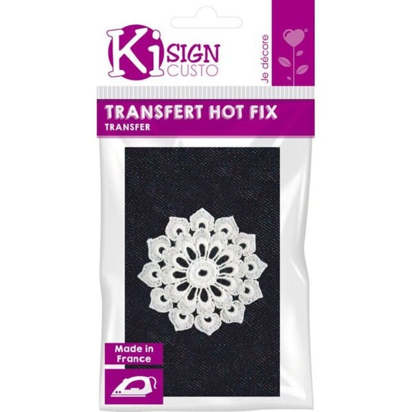 Ki-Sign - Termotransfer spets Rosace ø8,5 cm