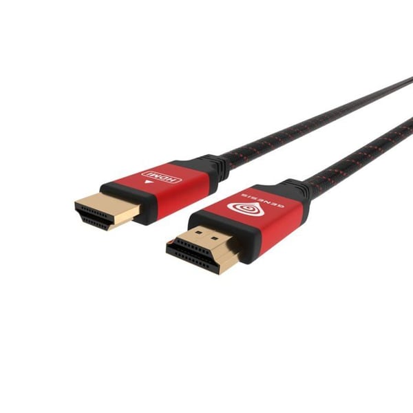 Hög hastighet HDMI-kabel - Natec - 3 m - Hane till hane - Svart - 4K - Kompatibel med PS3/PS4 - V1.4 - Rund - Utomhus