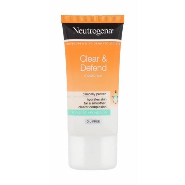 Fuktighetskräm - Neutrogena - Clear & Defend - 50ml - Hypoallergen - För aknebenägen hud