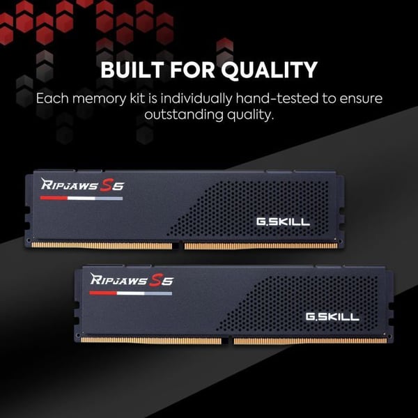 RAM DDR5 - G.Skill - RipJaws S5 - 64 GB - 6000 MHz - CL36 - Sort