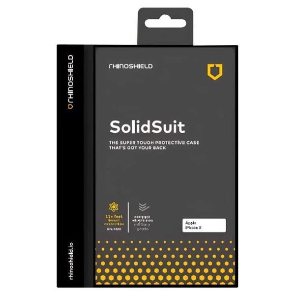 Magnetisk skydd för iPhone 16 SolidSuit ShockSpread Rhinoshield Blå