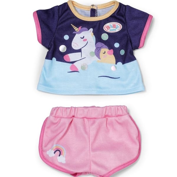 Baby född Pyjama Enhörning 36 cm