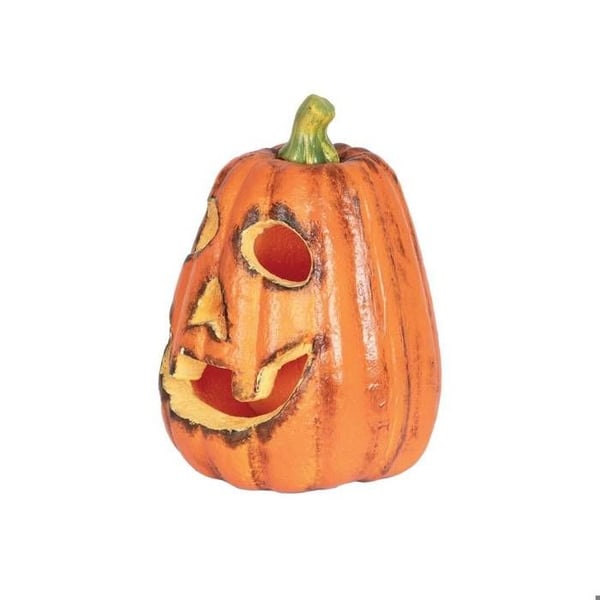 Lysande pumpa - LILLA CLOWN - H 20cm - Färg orange - Halloween-dekoration - Lysande