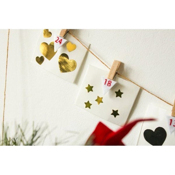 MégaCréa DIY - Vimpel i filt för Adventskalender 48 delar