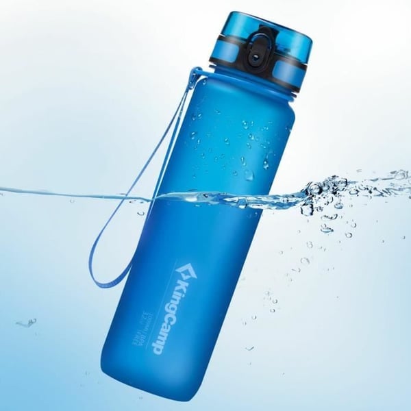 Hydraatiopullo - Kingcamp - Tritanista - 1 Litra - Vuotamaton - Nailonikahva