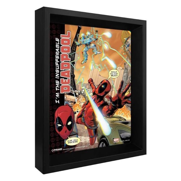 DEADPOOL - 3D Lenticular Poster 26X20 - Attack : P.Derive , ML- USED