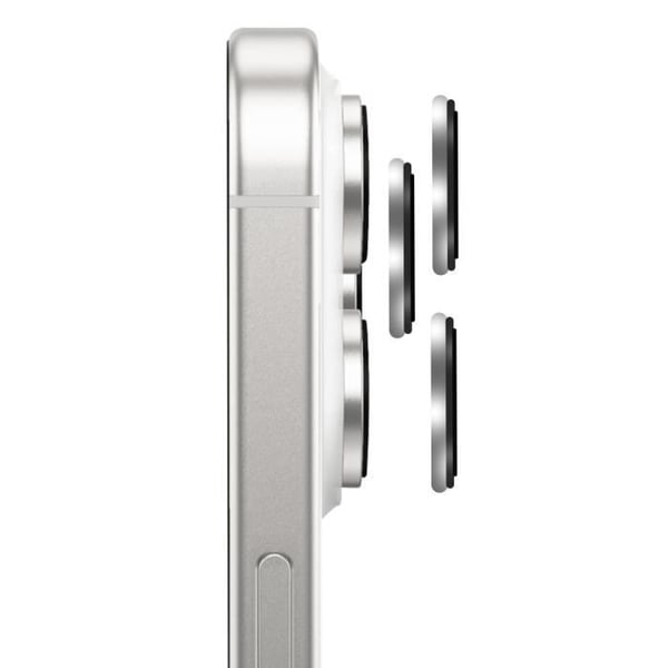 Härdat Glas Kamera - iPhone 16 Pro - Hårdhet 9H - Repfri - Stötsäker - Grå