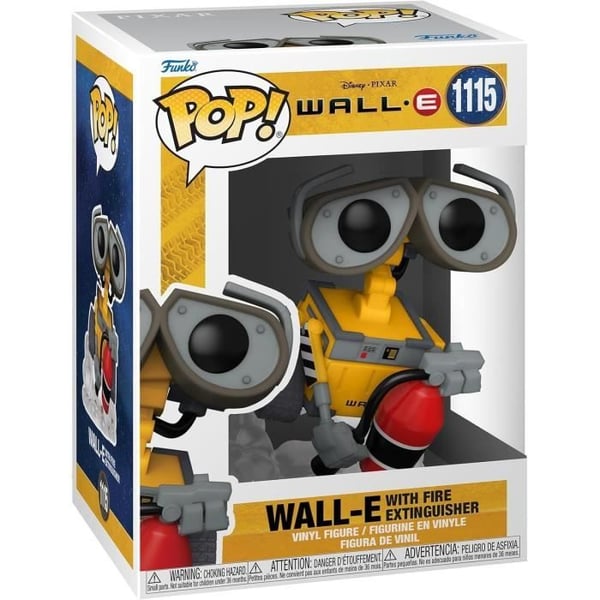 Figur Figurine Funko Pop! - Disney Pixar Wall-E - Wall-E med sin brandsläckare - 1 115- USED