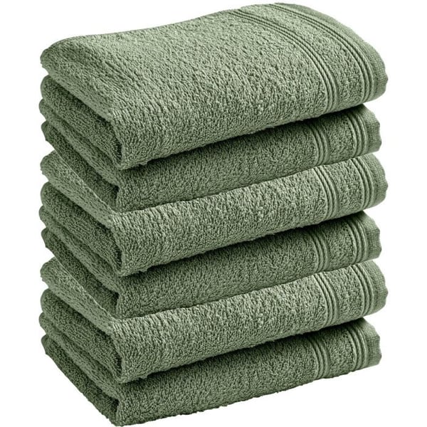 Set med 24 "Spa" frotté gästhanddukar 30 x 50 cm / 400 gr/m² - "Spa" Rosemary