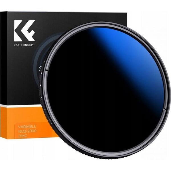 Kf - SB8247 - Filter FILTRE 77mm 77 mm K-F KONCEPT Typ FADER GRÅ JUSTERBAR Nano-C ND2-ND2000 / 01.2446