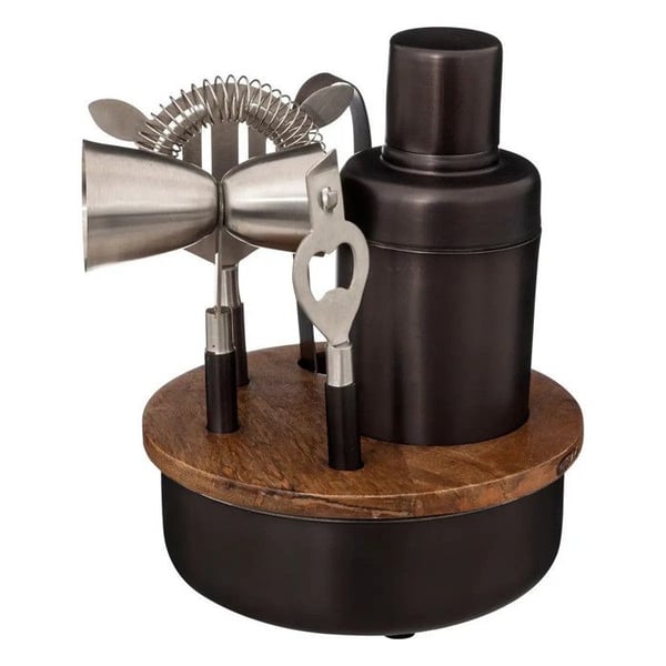 Cocktailset 6 Delar "Manguier" 21cm Svart