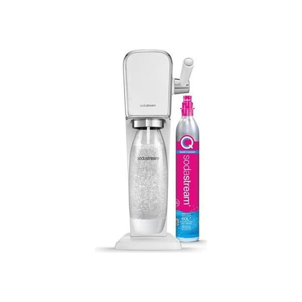 Vattenmättare - Sodastream - ART Vit - QuickConnect - Flaska 1L utan BPA - Elegant design