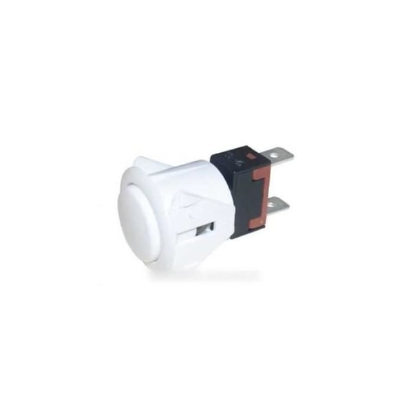 Enkelpolig belysningsströmbrytare - ELECTROLUX - Vit - Diameter 21mm - 2 anslutningar