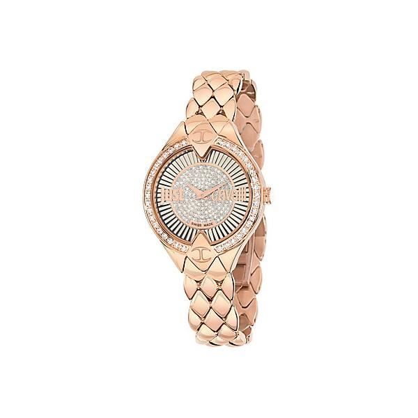Klocka - Just Cavalli - SPHINX - Rosa PVD - Guld urtavla - 35 mm