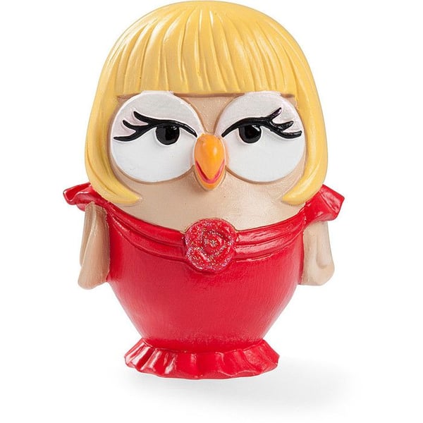 STATUETT GOOFI VÄRLD UGGLE RAFFAELLA CARRÀ 8X10 CM
