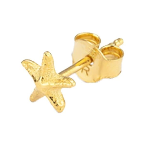 Piercing sjöstjärna i förgyllt silver - Strålande - Marin design - 24K förgyllt silver - One size - Elegant